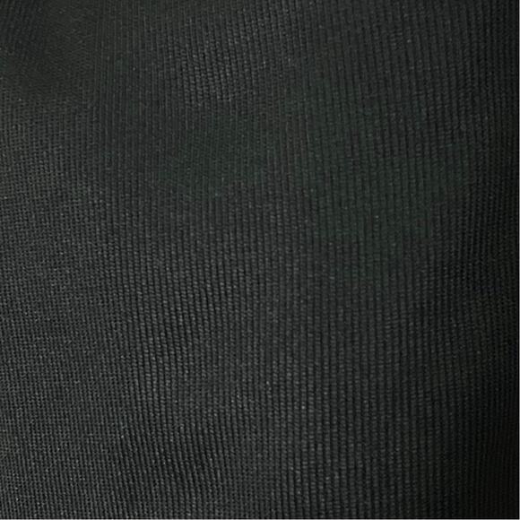 ERENA Women's Black Square Neck Short Sleeve Blouse 100% Polyester | Size 2X - Picture 6 of 8